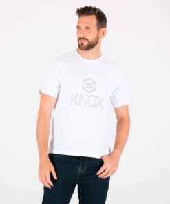 KNOX White Embriodery Tee